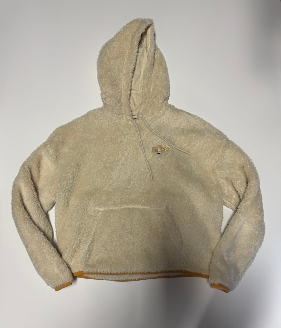 여성 나이키 귀여운 쉐르파 플리스 크롭 후드티 상품이미지1