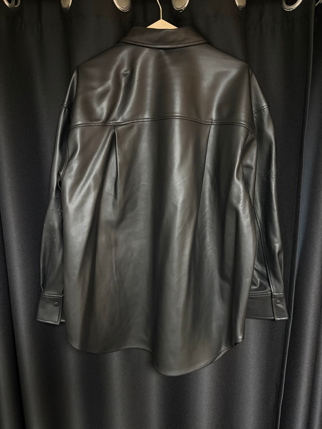 빈티지 레더 셔츠 상품이미지2