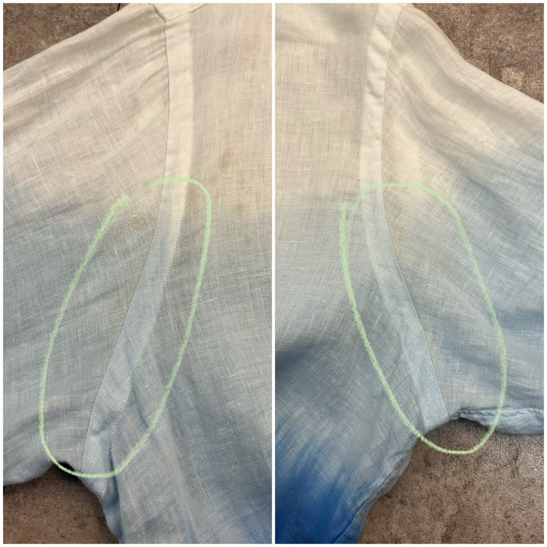 폴로 랄프로렌 린넨 그라데이션 셔츠 블루 M #csz3740 상품이미지7