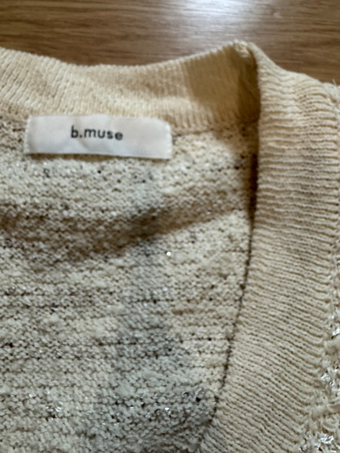 b muse 비뮤즈 글리터 가디건 상품이미지2