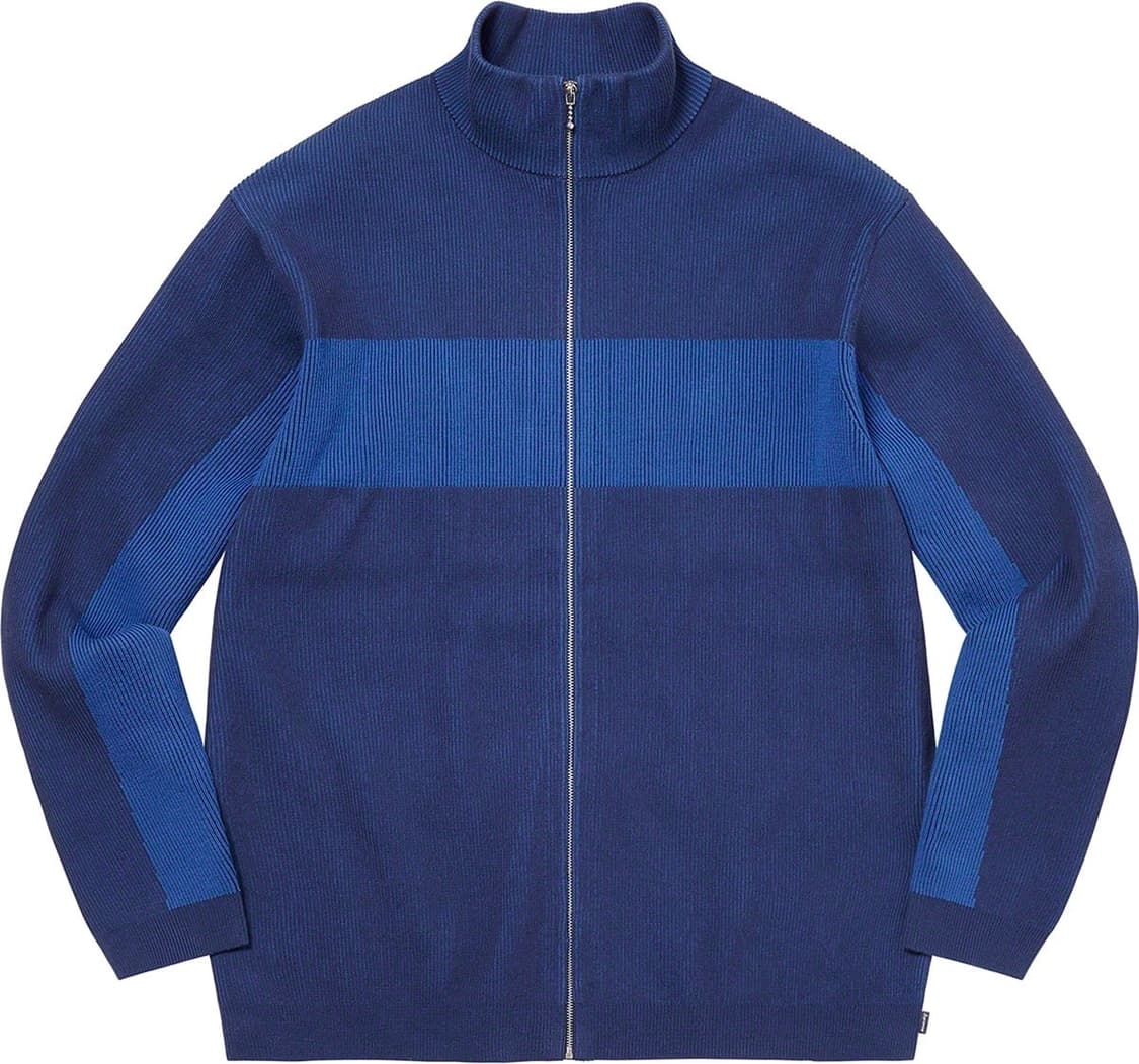 Supreme 2-Tone Ribbed Zip Up Sweater  상품이미지1