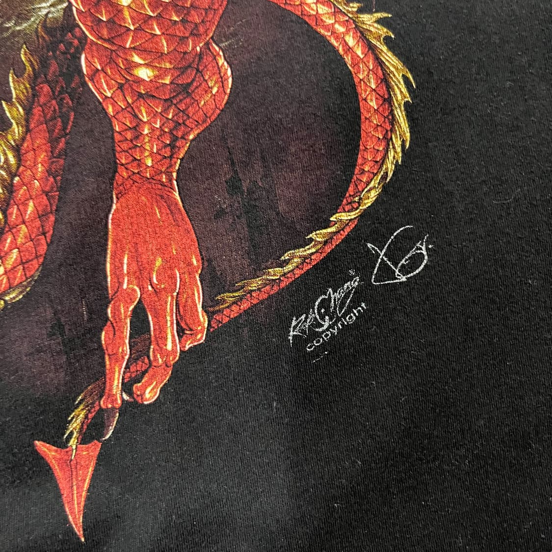 Rock Chang Red Dragon T-shirt 상품이미지7