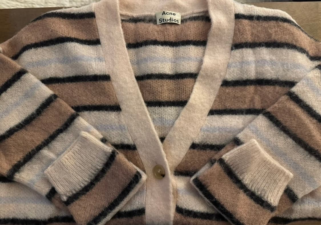 아크네 모헤어 오버핏 롱가디건 상품이미지3