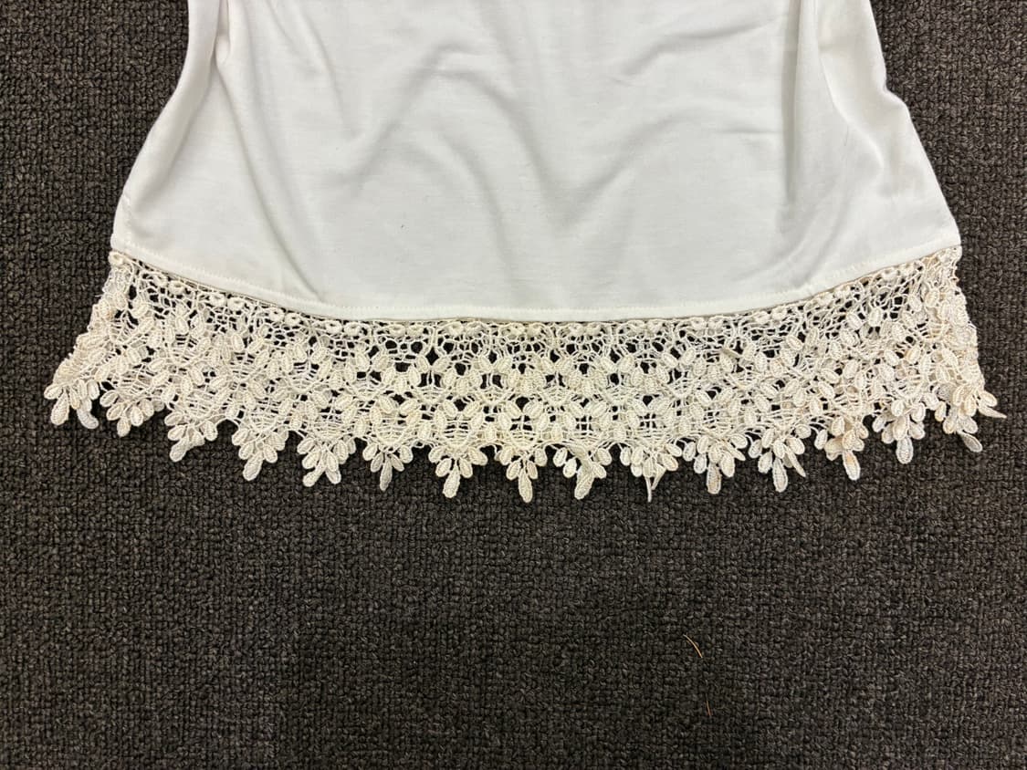 M)Japanese vintage 여성 펀칭 디테일 나시(이염) 상품이미지2