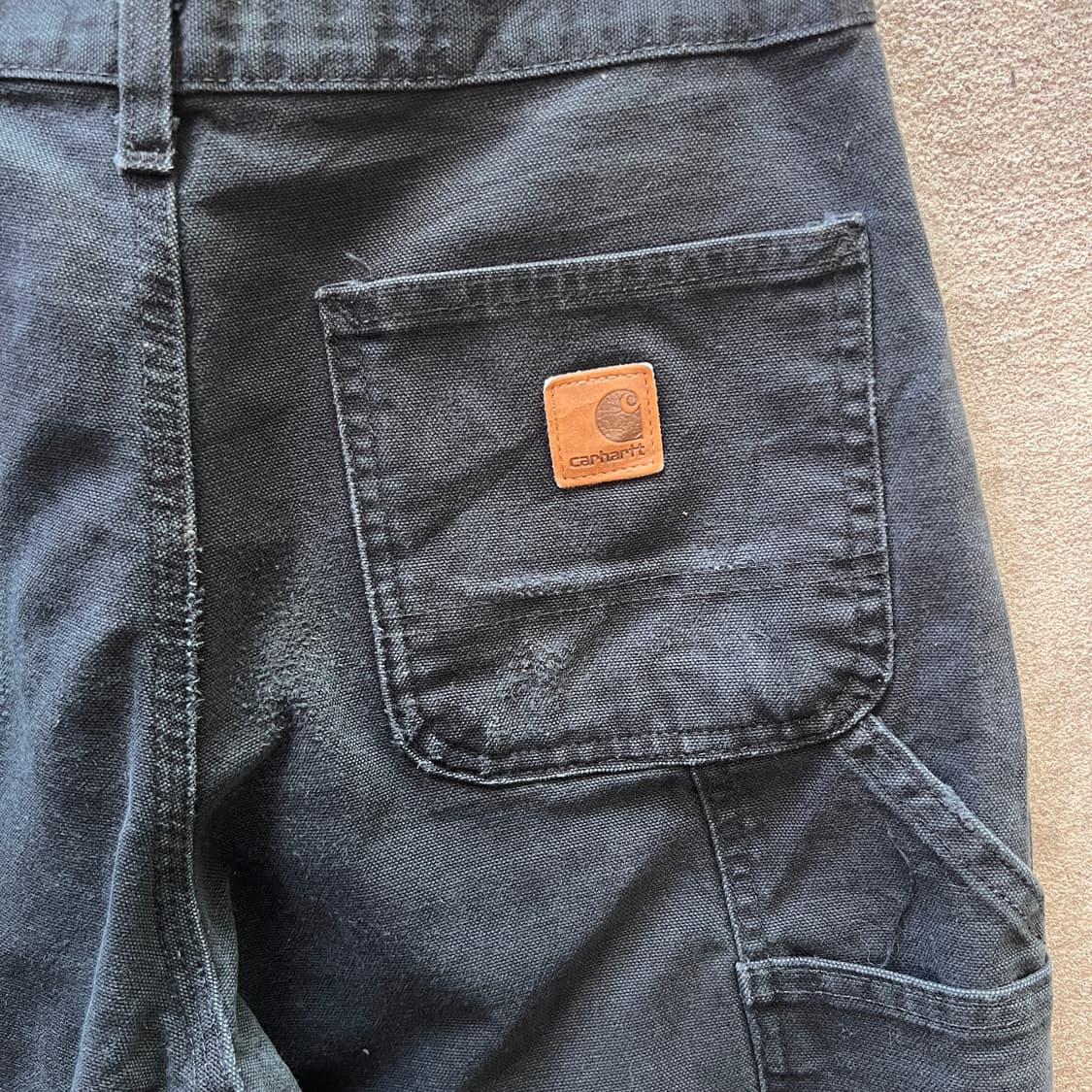 칼하트 카펜터 워크 팬츠 B11 BLK 상품이미지5