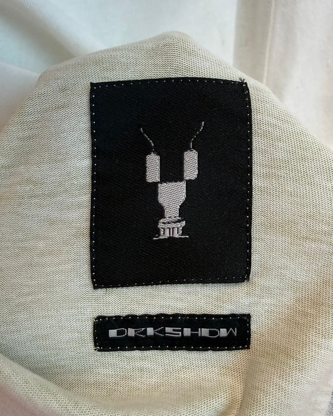 릭 오웬스 다크쉐도우 화이트 그래픽 롱슬리브  상품이미지7