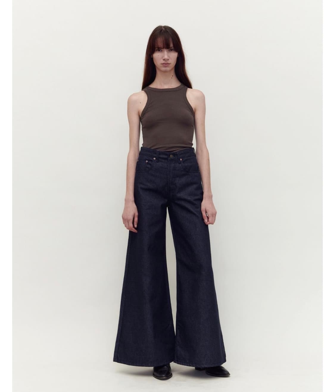 새상품 엠엠엠 M.M.M Indigo denim wide pants  상품이미지1