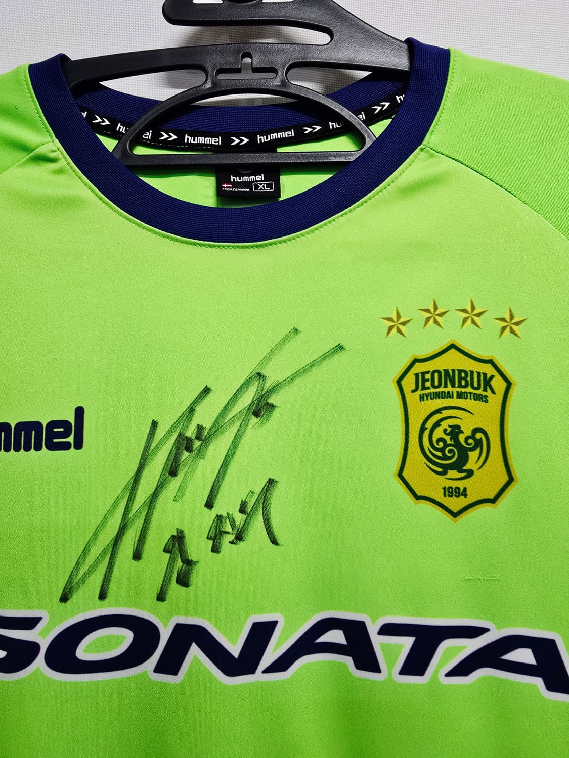 험멜 전북 현대 모터스 김진수 사인 유니폼 상품이미지2