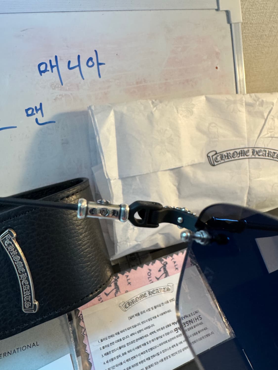 [OS]크롬하츠 필스3 매트블랙 실버 MBK-P 선글라스 버전 상품이미지3