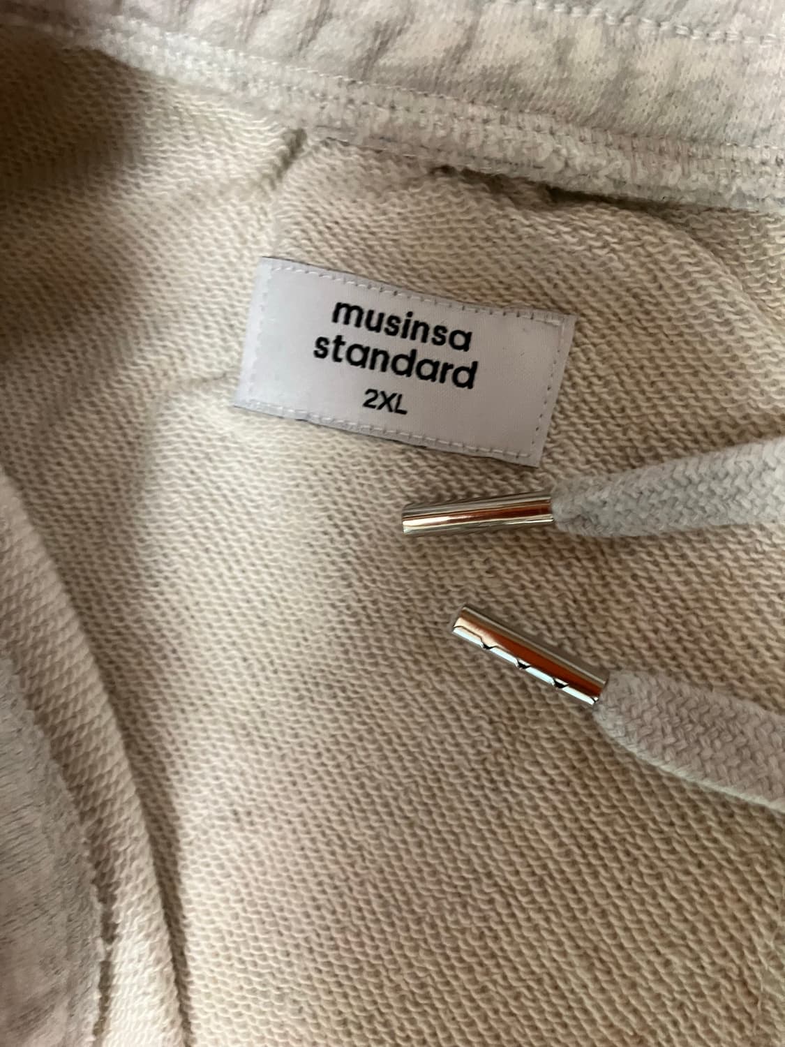 무신사 스탠다드 원턱 롱 버뮤다 스웨트 팬츠 XXL 상품이미지3