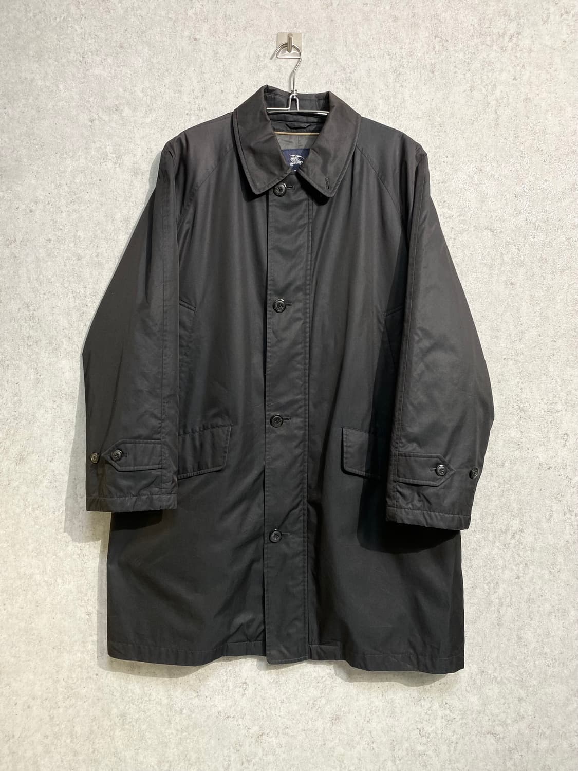 [XL] Burberrys 버버리재팬 블랙 폴리쉘 집업 코트 상품이미지1