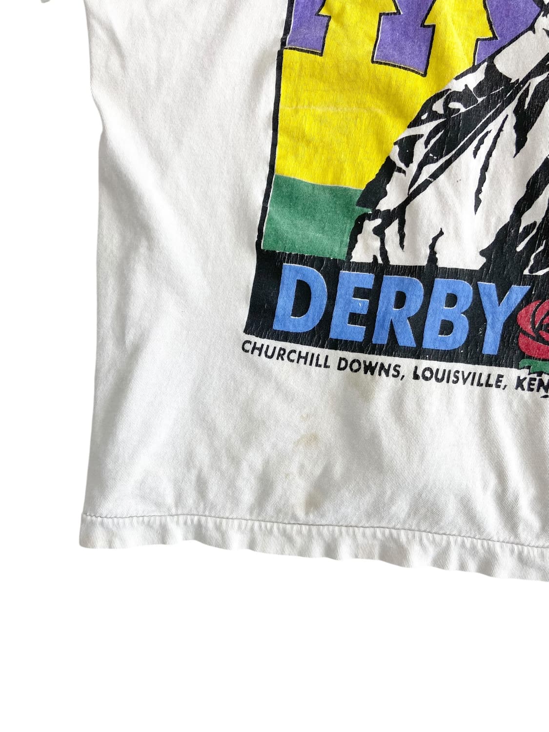 1995 켄터키 더비 'Run for the Roses' 반팔 티셔츠 상품이미지5