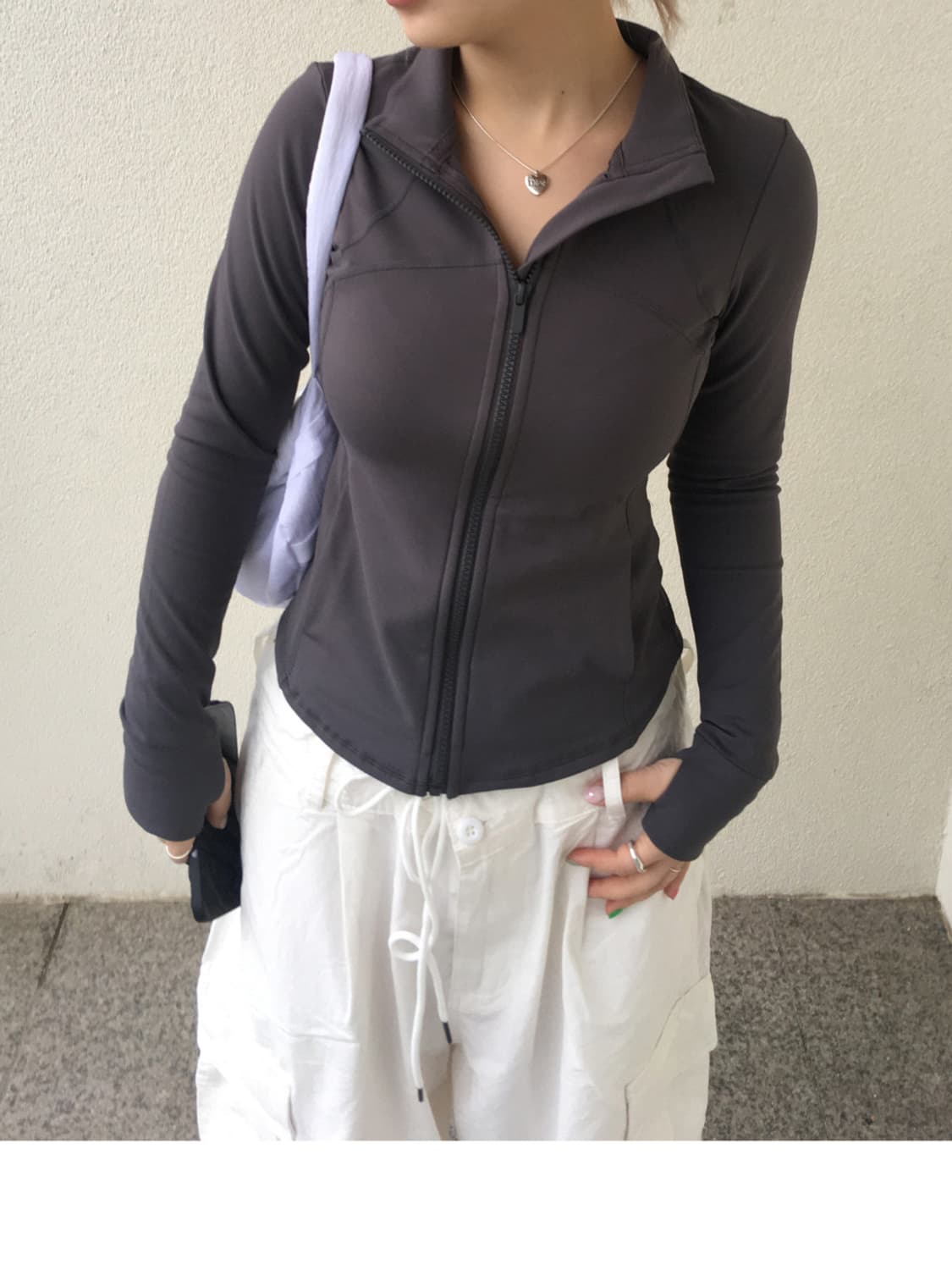 아워캐비넷 sporty zip up 상품이미지5