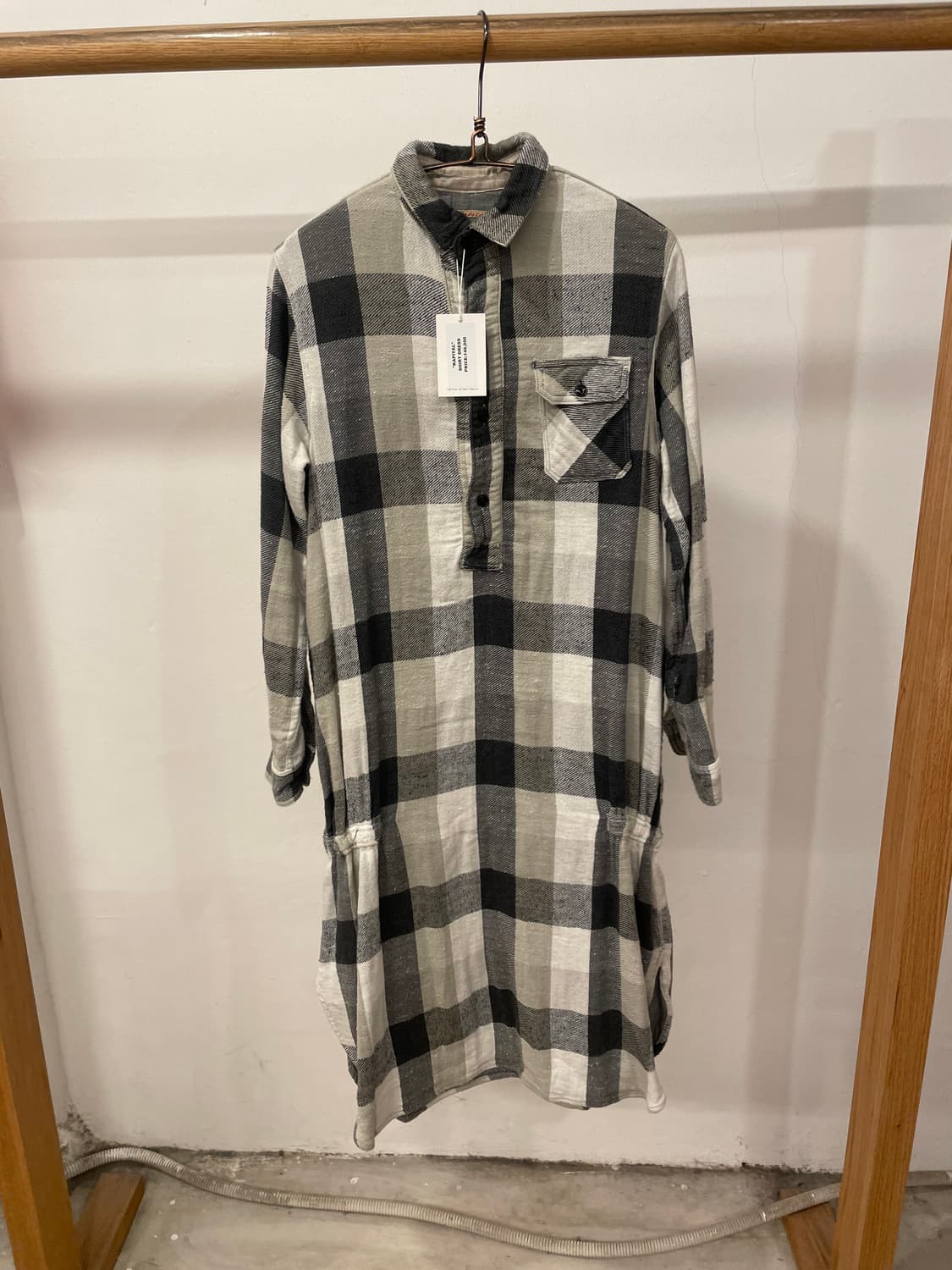 KAPITAL CHECK SHIRT DRESS 상품이미지2