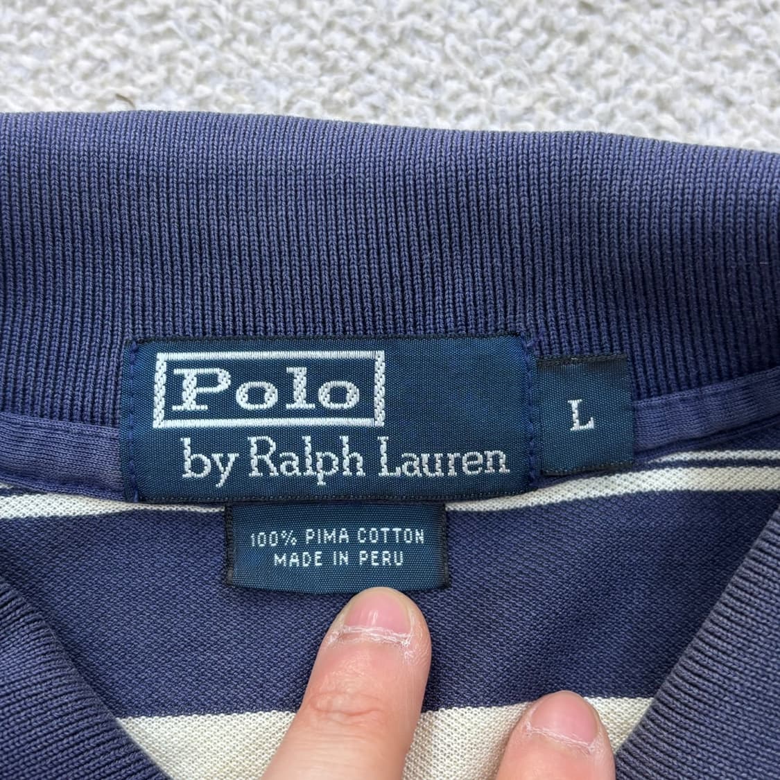 L 폴로랄프로렌 스트라이프 반팔 티셔츠 0415E 상품이미지3