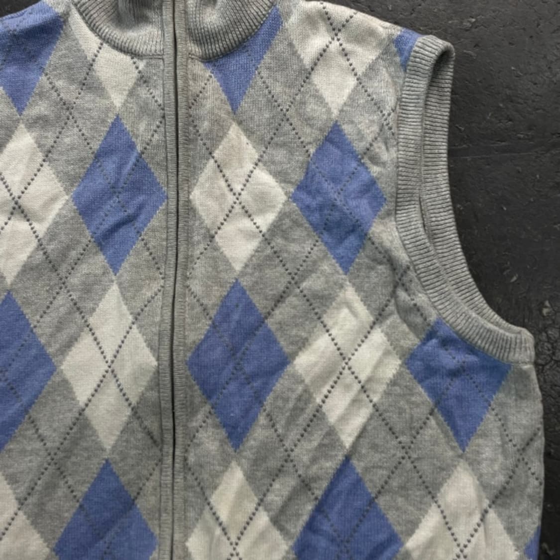 95 폴로 니트 조끼 집업 상품이미지2