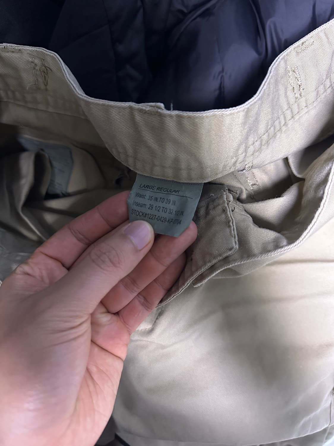 [L] 로스코 더블 카고 팬츠 베이지 상품이미지3