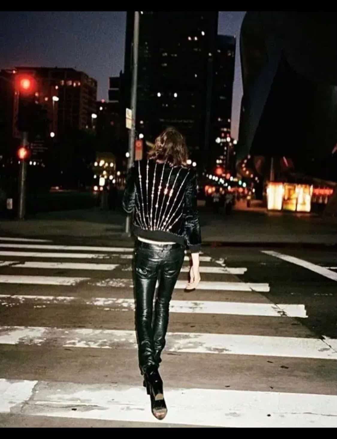 생로랑 벨벳 스왈로브스키 자켓 상품이미지3