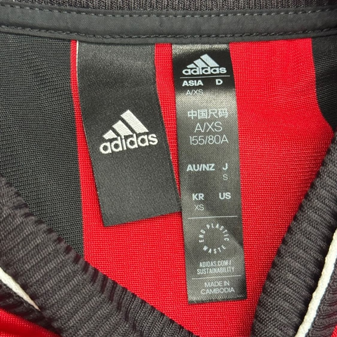 ADIDAS 쥬니어 스트라이프 축구복 A/XS 상품이미지5