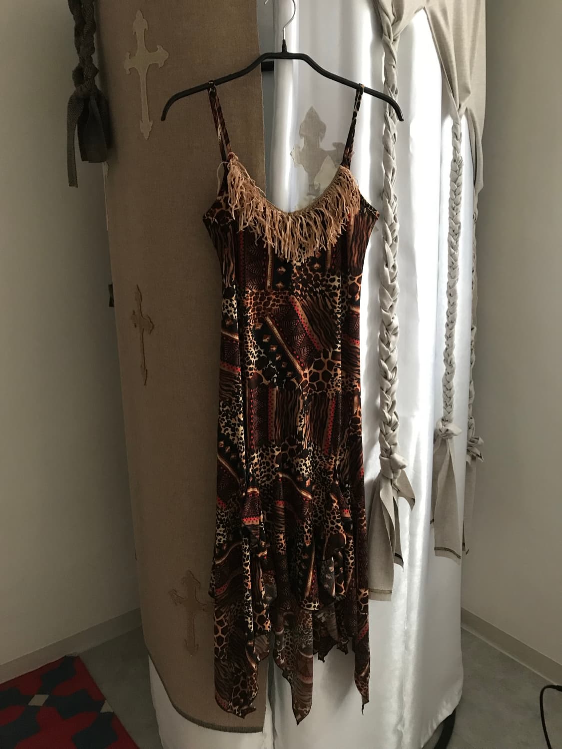 vintage fringe pattern one-piece 상품이미지3