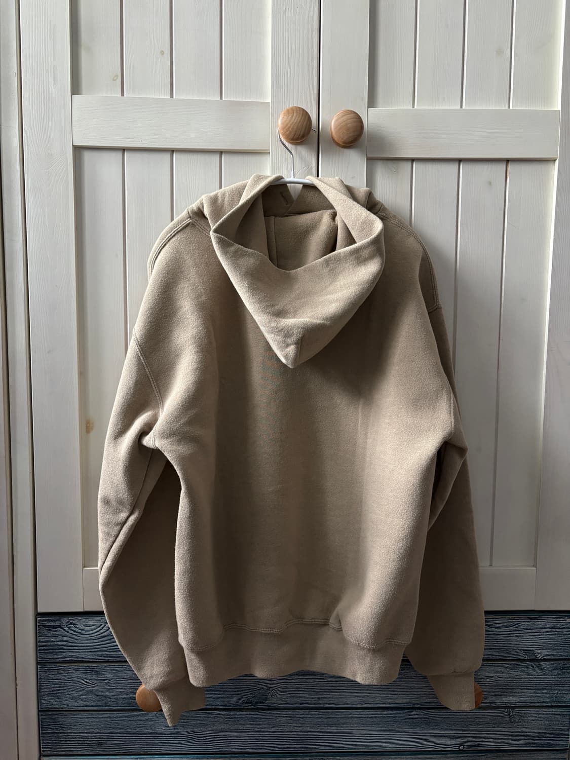 80s 미제 usa 러셀 후드 베이지 라지 사이즈 L 상품이미지3