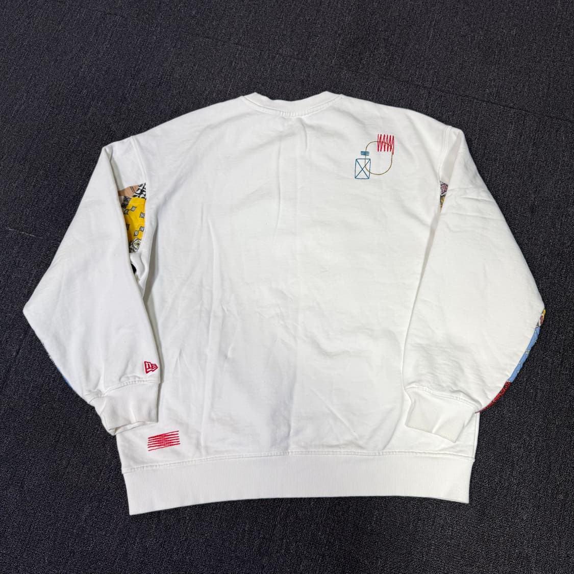 뉴에라 패치워크 크루넥 맨투맨 상품이미지5