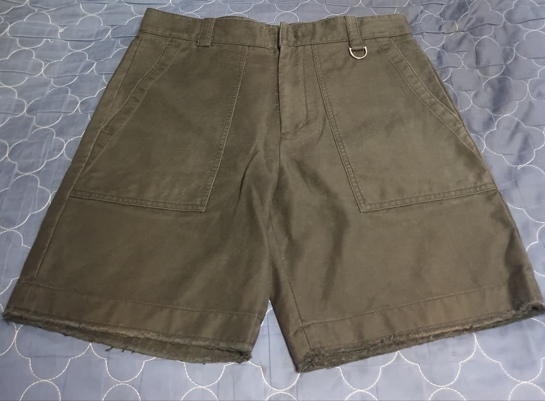 (단종매물)시스템 소프트코튼 100% 스트레치 컷팅 하프팬츠 블랙(31) 상품이미지1