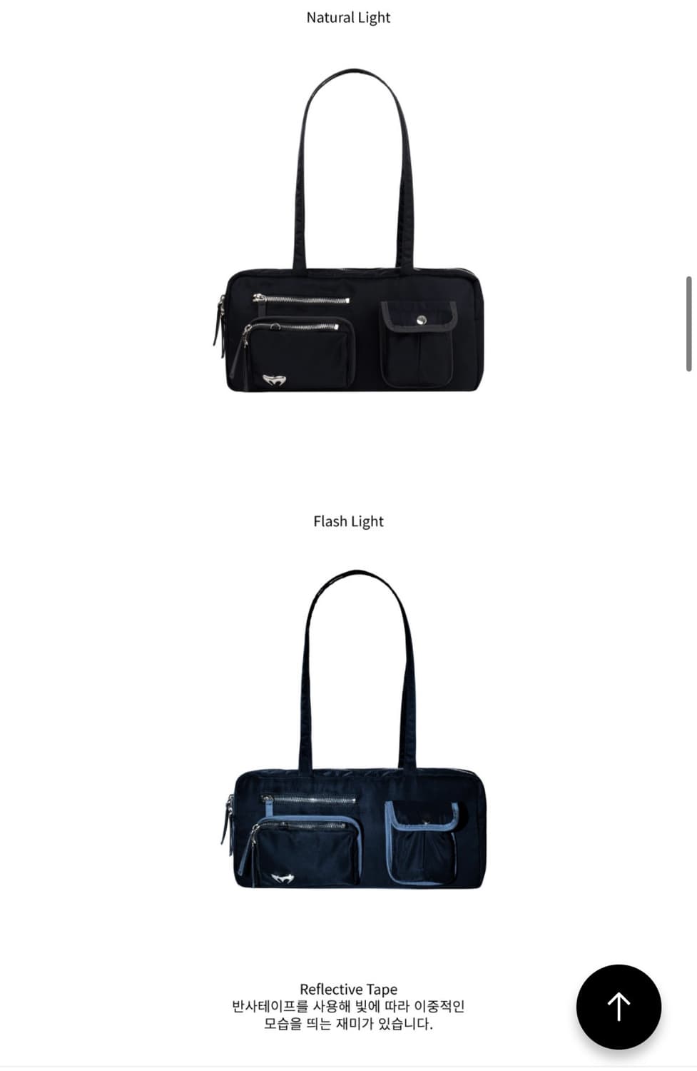 무음 야누스 카고백 블랙 상품이미지2