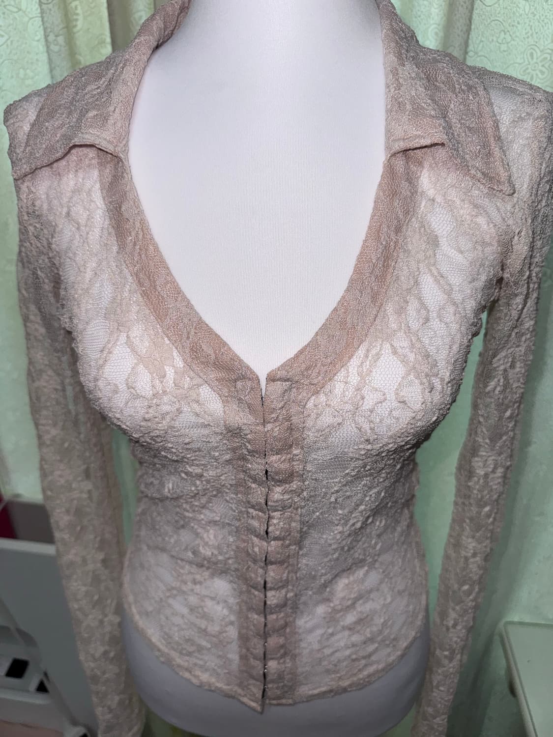 Pleasenofollow rowan lace shirt 상품이미지1