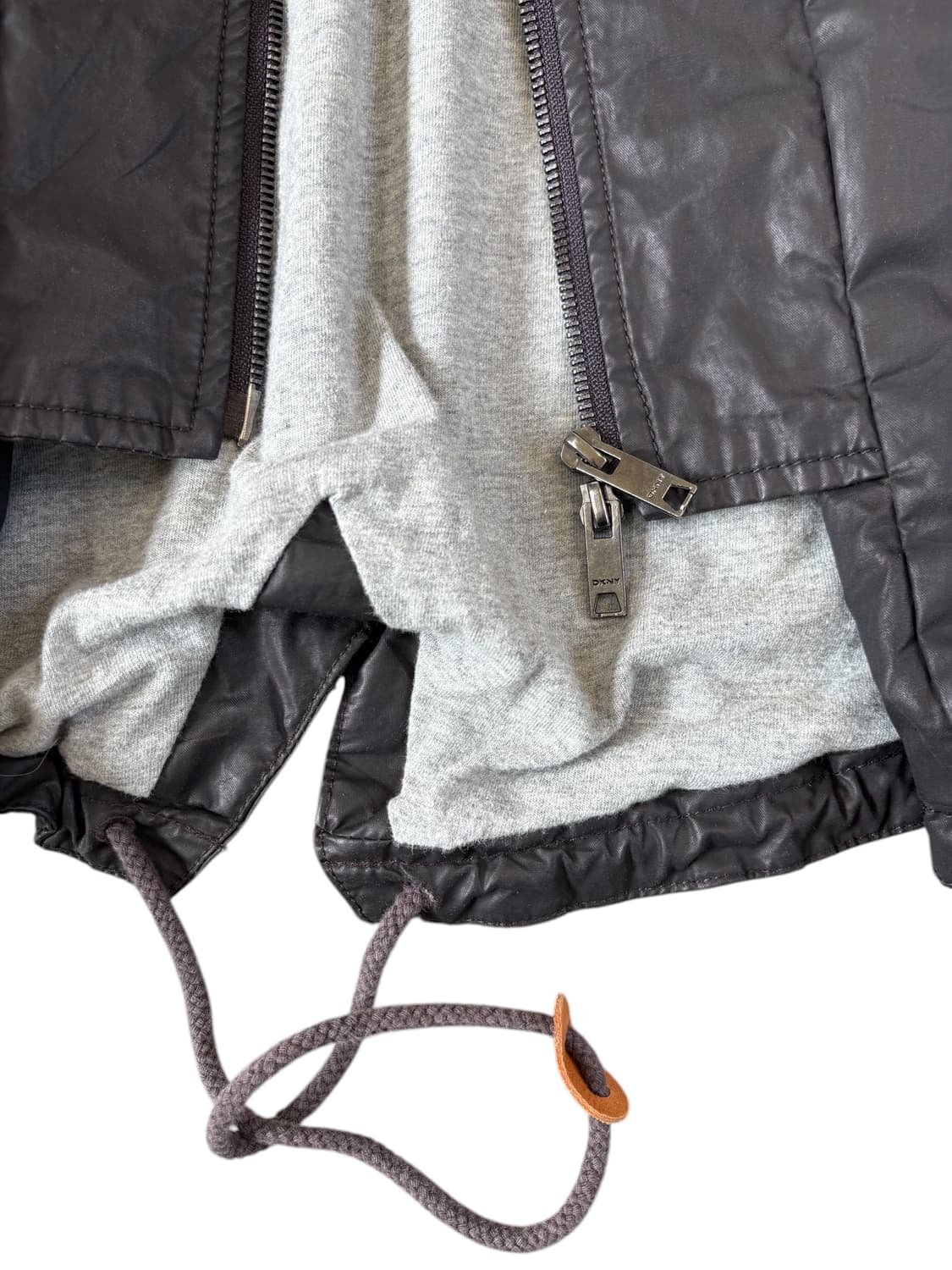 pure DKNY hooded layered coat 상품이미지8