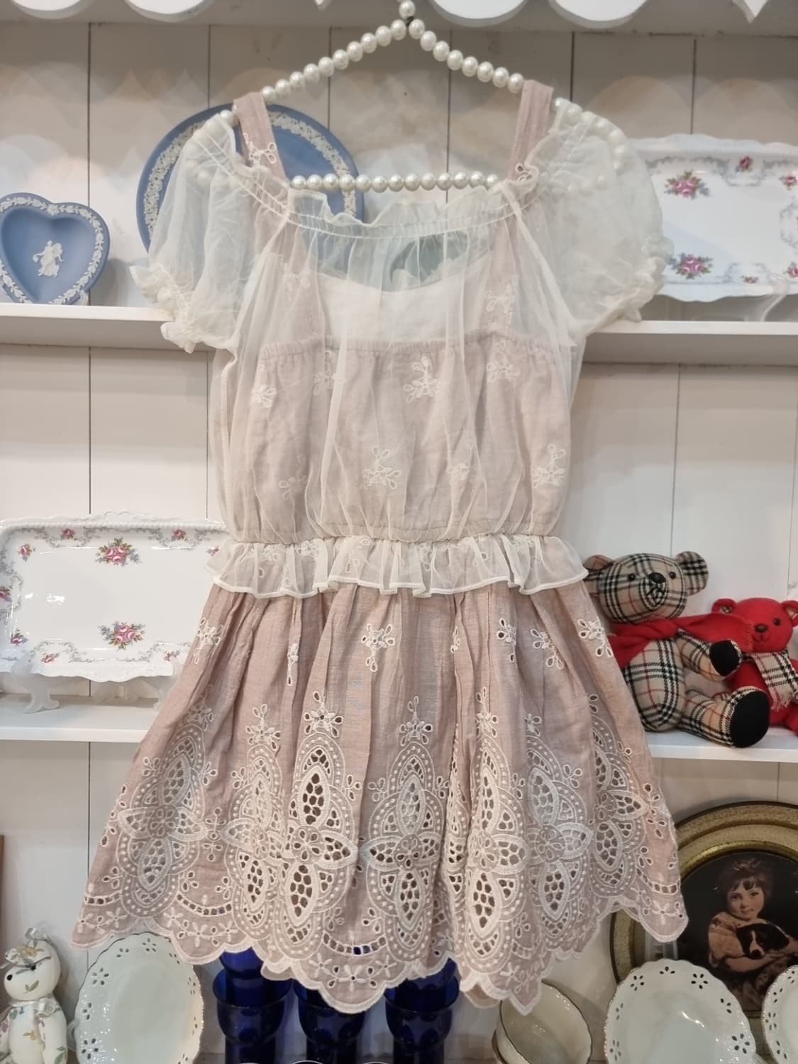 LIZ LISA 오프숄더 레이스 원피스 상품이미지6