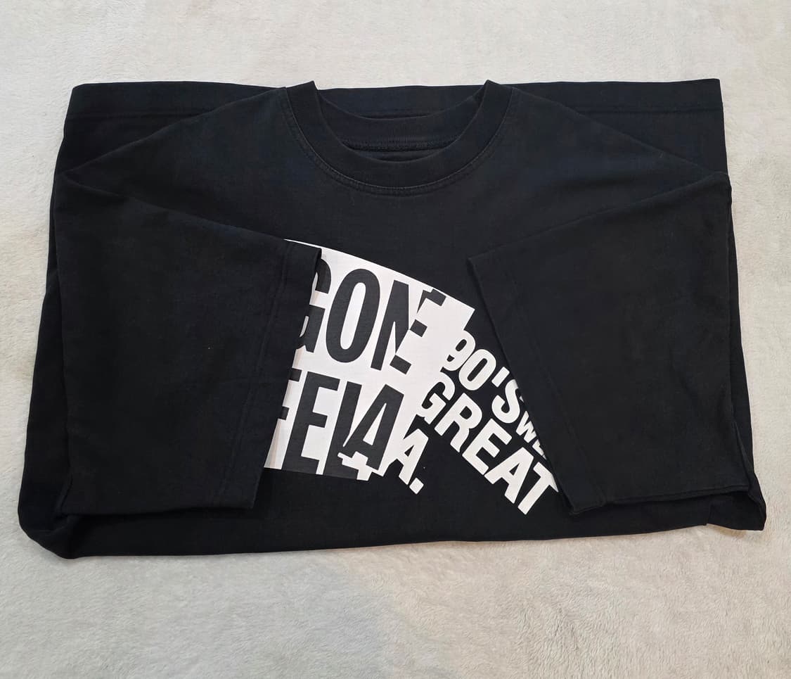 (남녀공용) 페인팅 포인트 반팔 박스티 상품이미지6