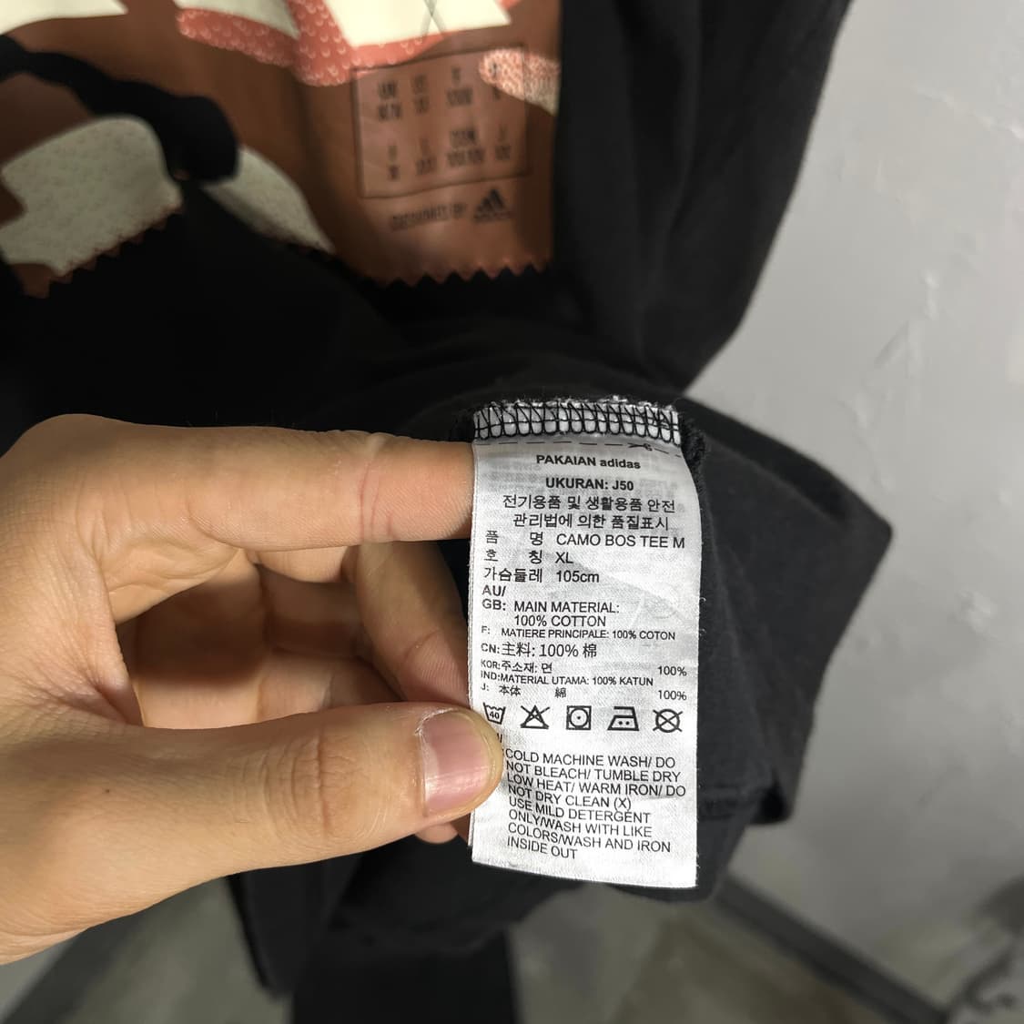 아디다스 빅프린팅 티셔츠 상품이미지5