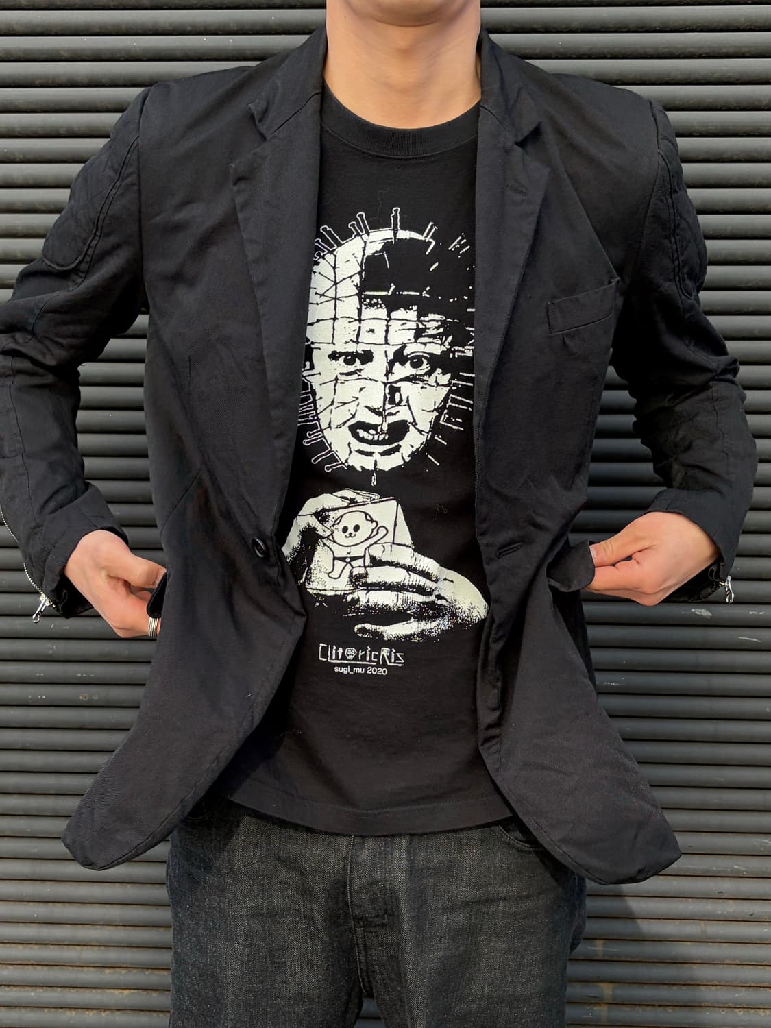 16AW Junya Watanabe 바이커 디테일 코튼 블레이저 상품이미지2