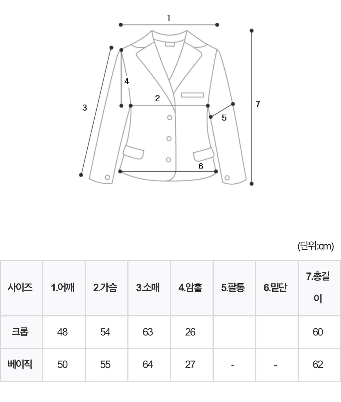 [OS] 코시하루 크롭자켓 상품이미지4