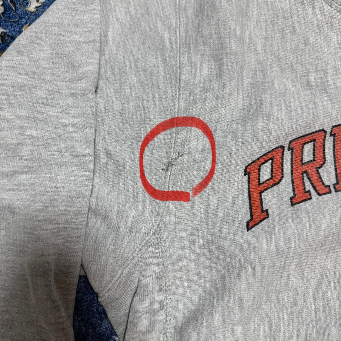 빈티지 80s USA 챔피온 리버스위브 그레이 스웻셔츠 상품이미지4