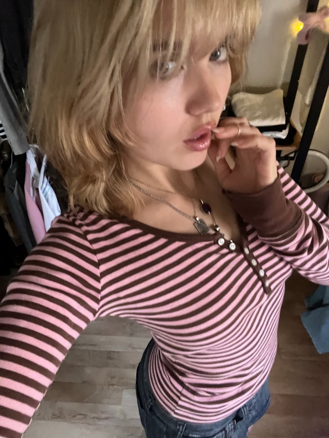 S 브랜디 멜빌 스트라이프 긴팔 셔츠 상품이미지1