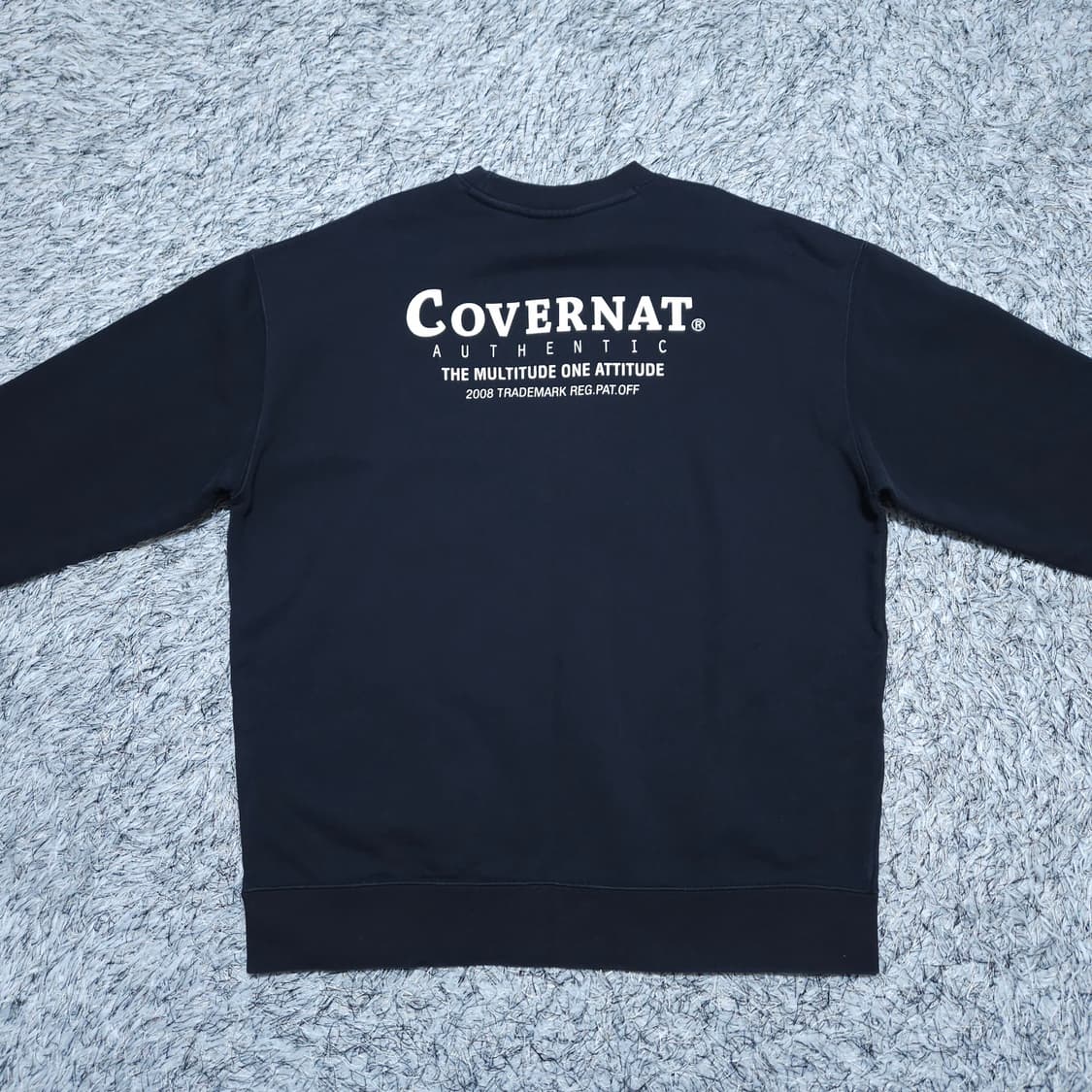 커버낫) L 남자 검정 맨투맨티셔츠 / 왕눈이샵 상품이미지6