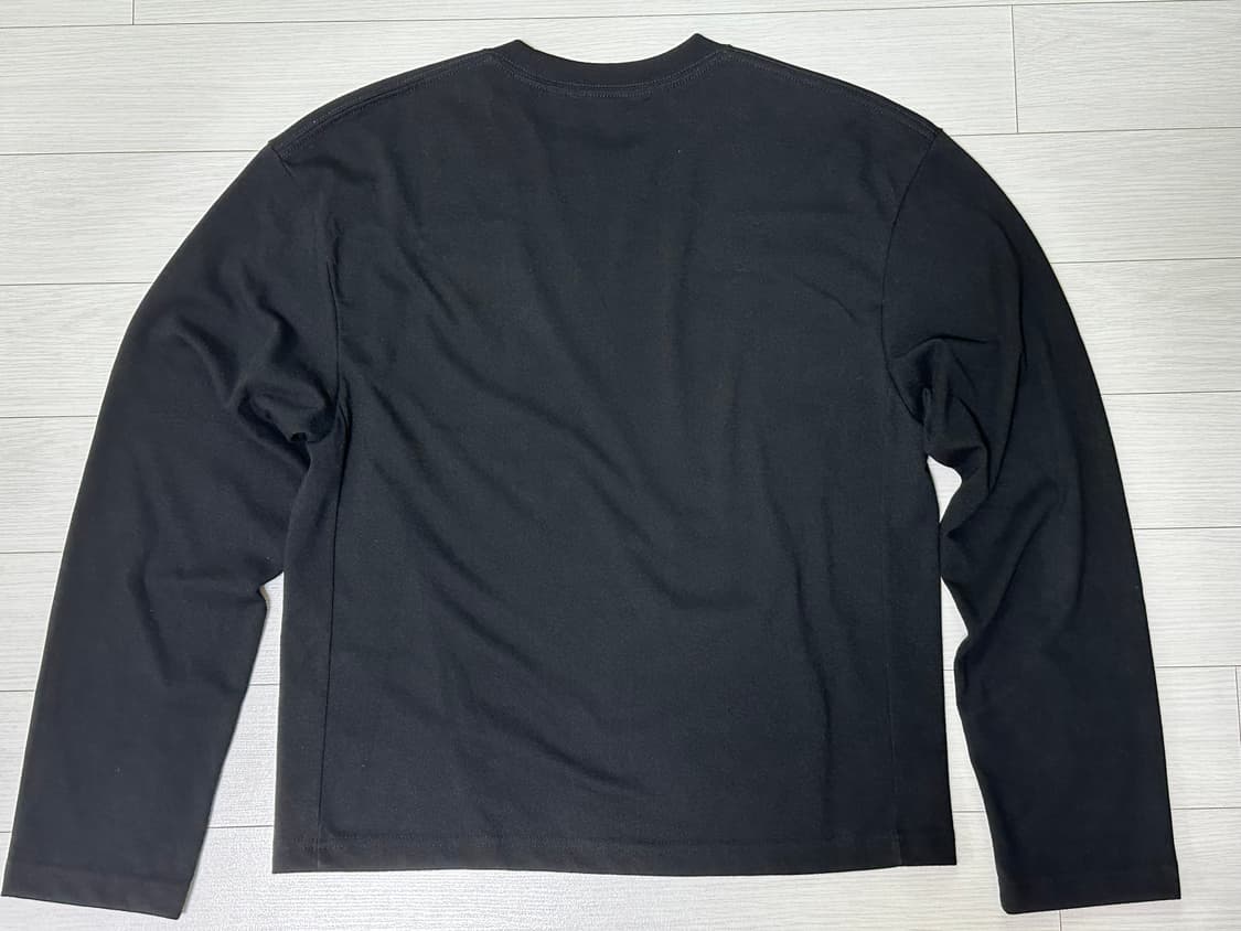 다이브인 크롭 롱슬리브 0 [블랙] 상품이미지2