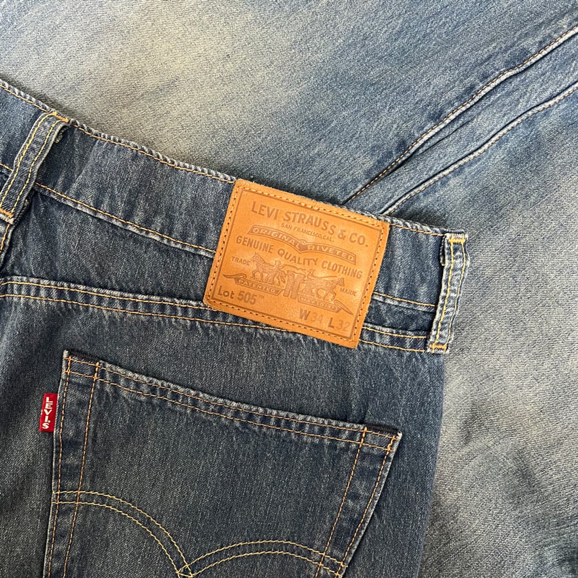 리바이스 프리미엄 505 빅E 쿨맥스 데님 팬츠 청바지 34 상품이미지4