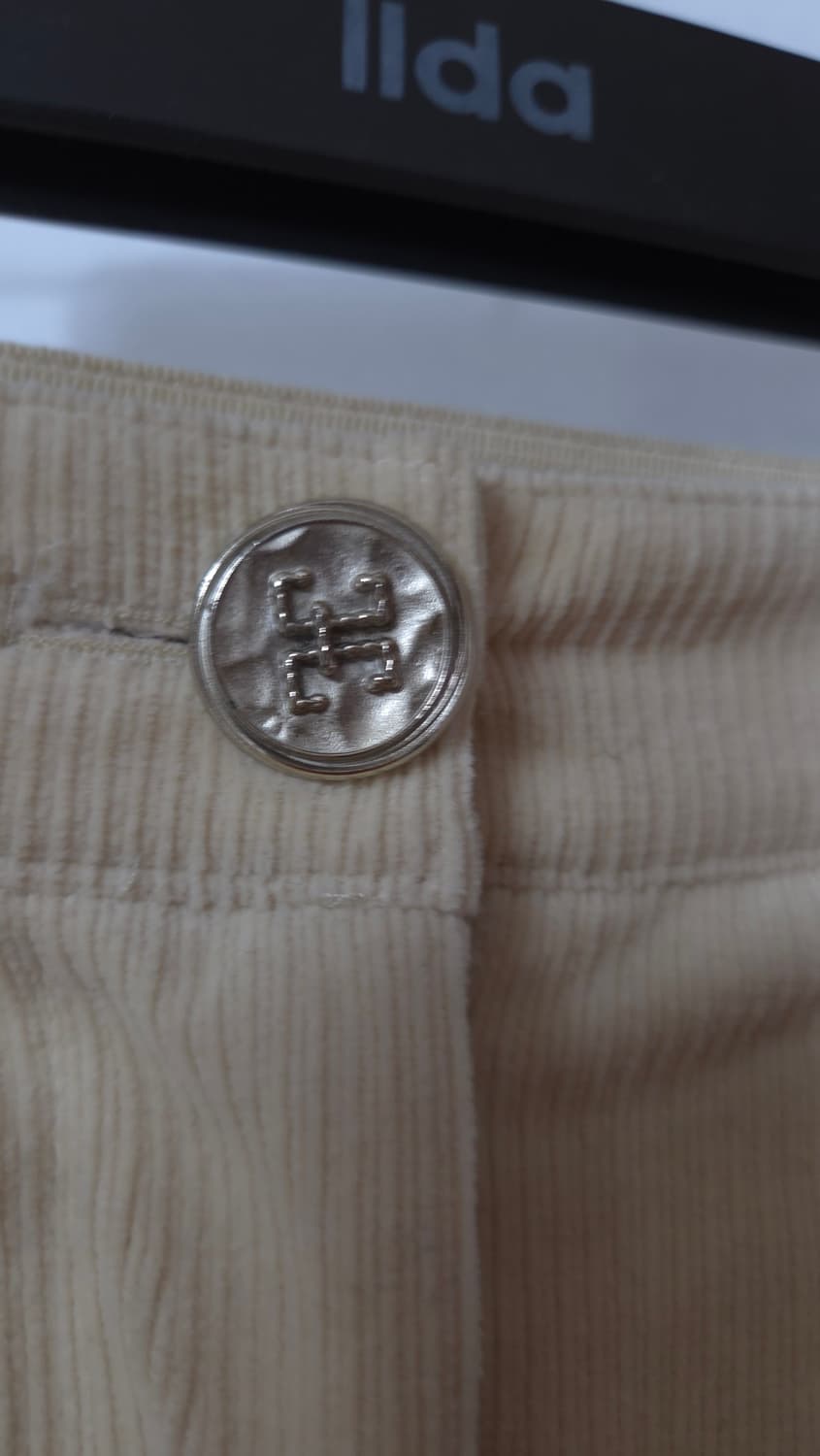 한섬 타임 2022 코듀로이 원핀턱 백밴딩 팬츠 61-90 상품이미지4