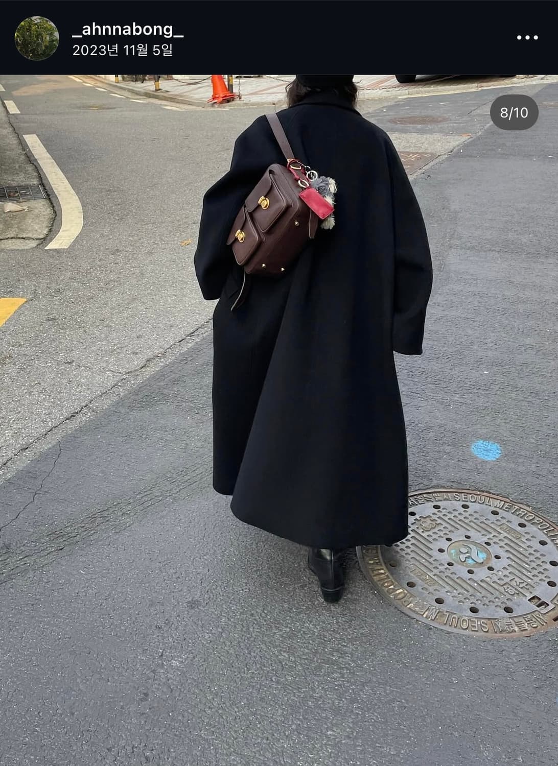 에토스 레글런 코트 블랙 상품이미지6