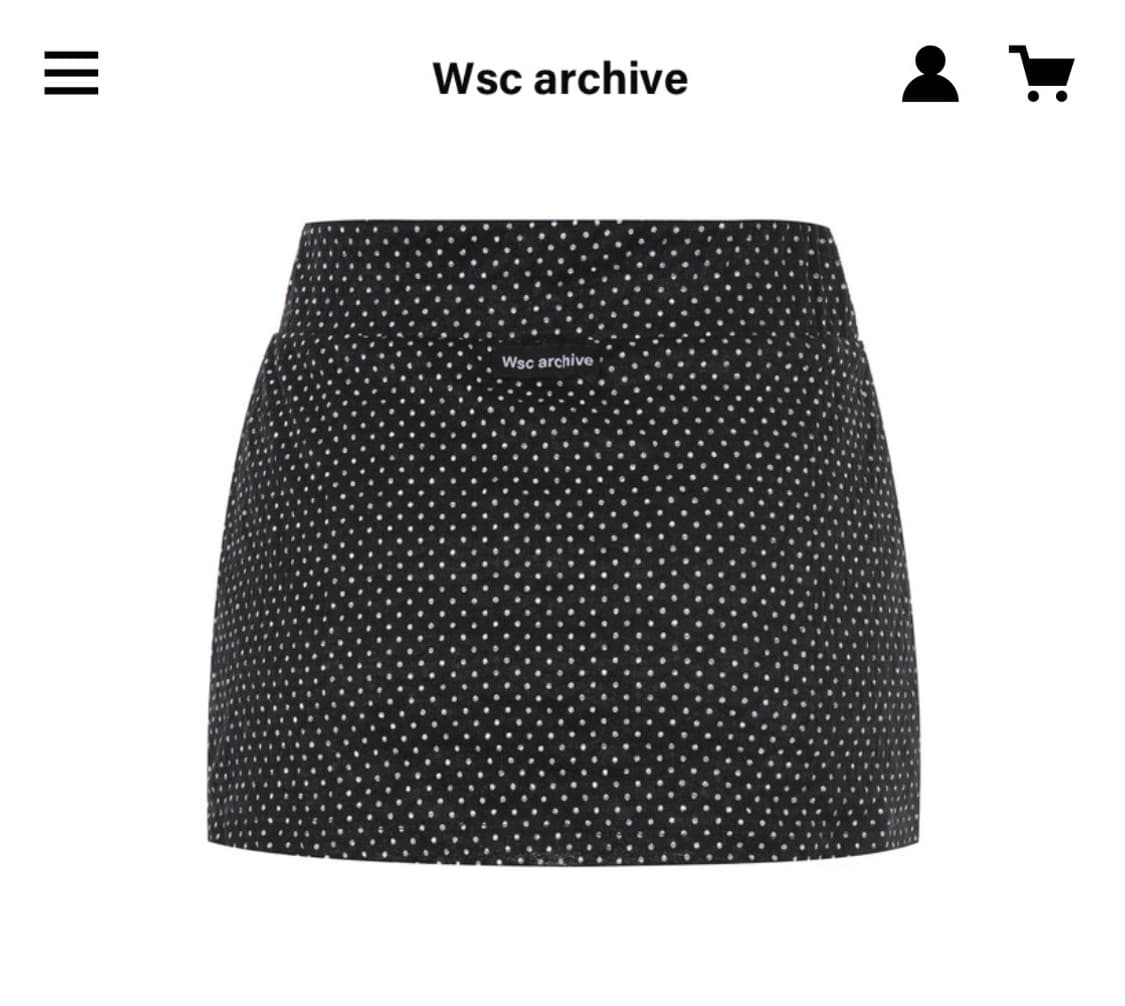 wsc archive dot skirt 상품이미지1