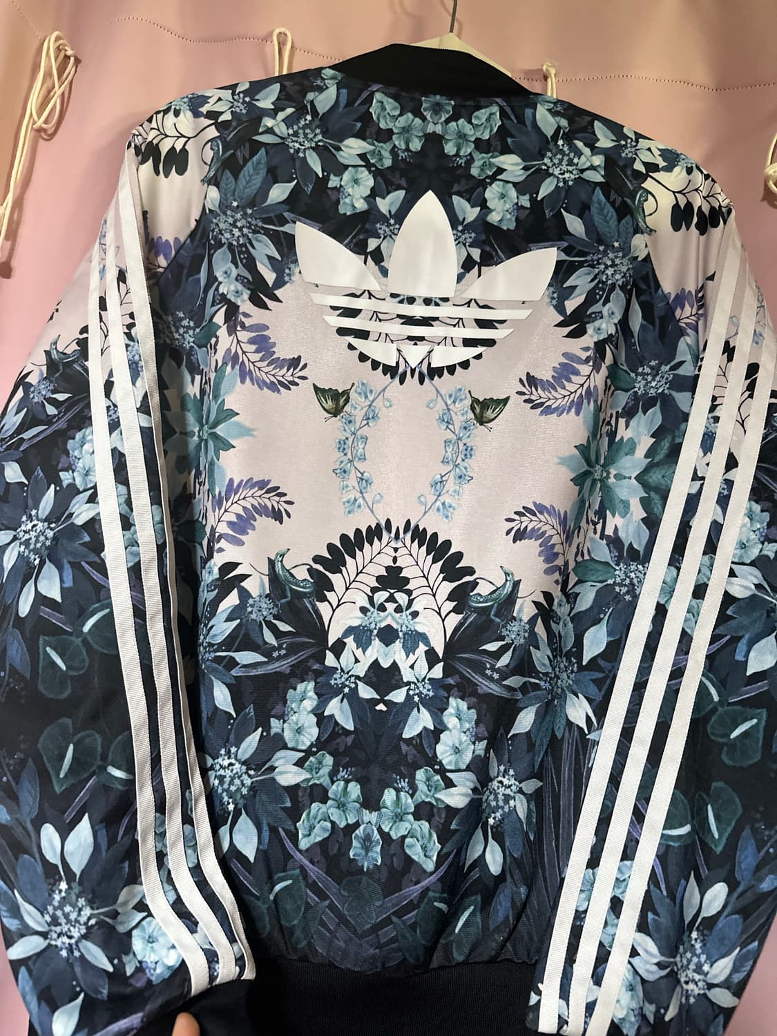 아디다스 져지 아디다스 플라워 트랙탑 아디다스집업 아디다스 파이어버드 꽃 상품이미지3
