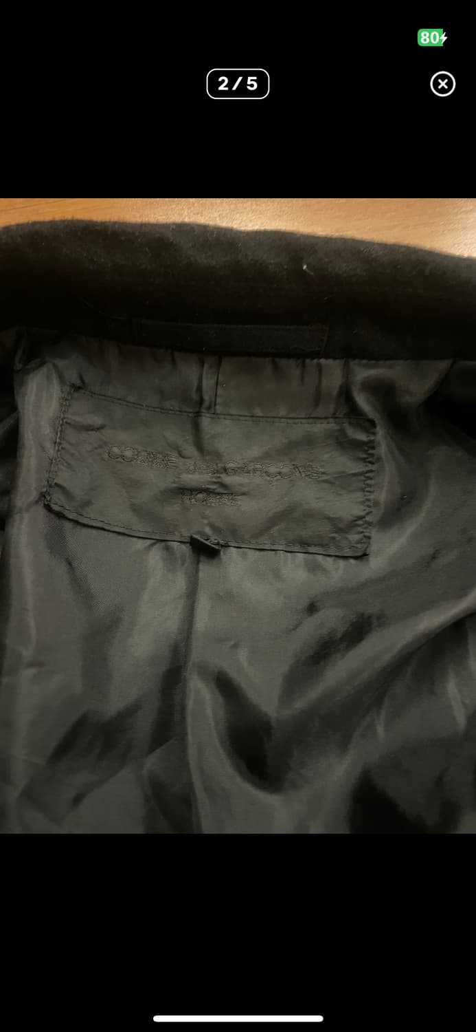 꼼데가르송 옴므 축융 폴리 코트 상품이미지5