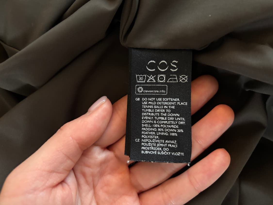 COS 코스 푸퍼패딩 몰그레이 32사이즈  상품이미지7