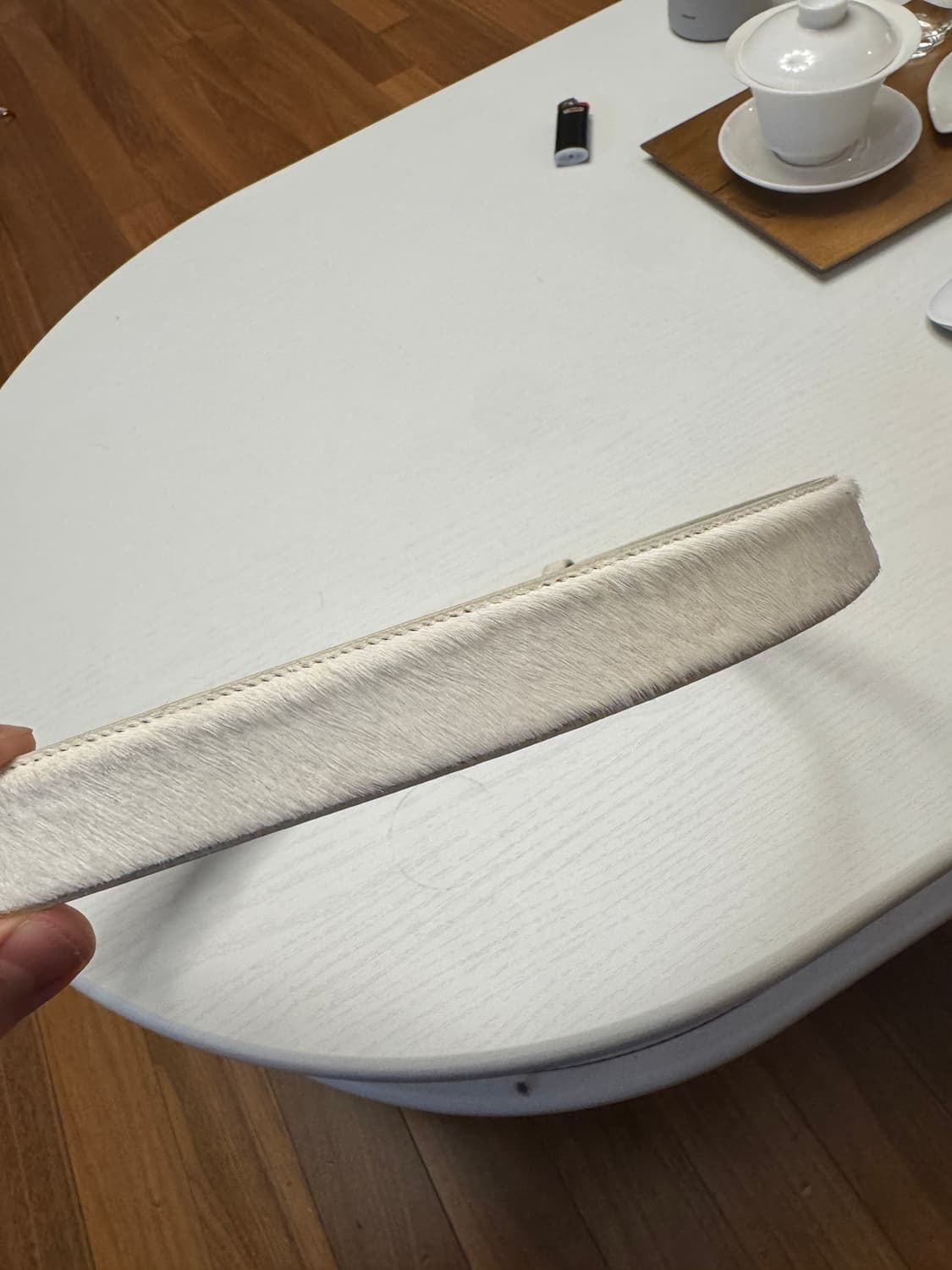 아이엘 송치 벨트 화이트 상품이미지2