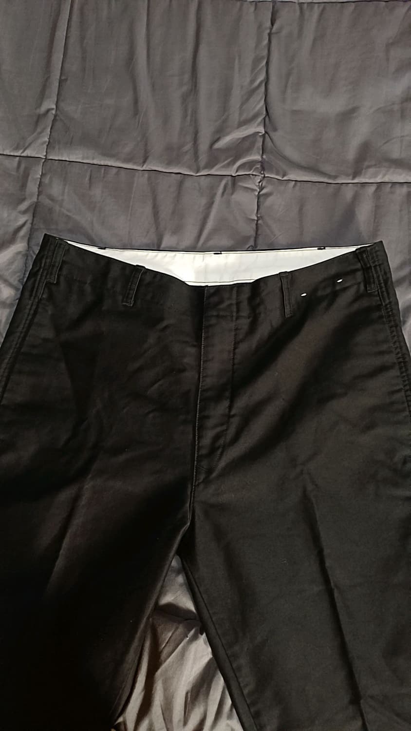 유니클로 블랙면바지 33인치 기장94 상품이미지2