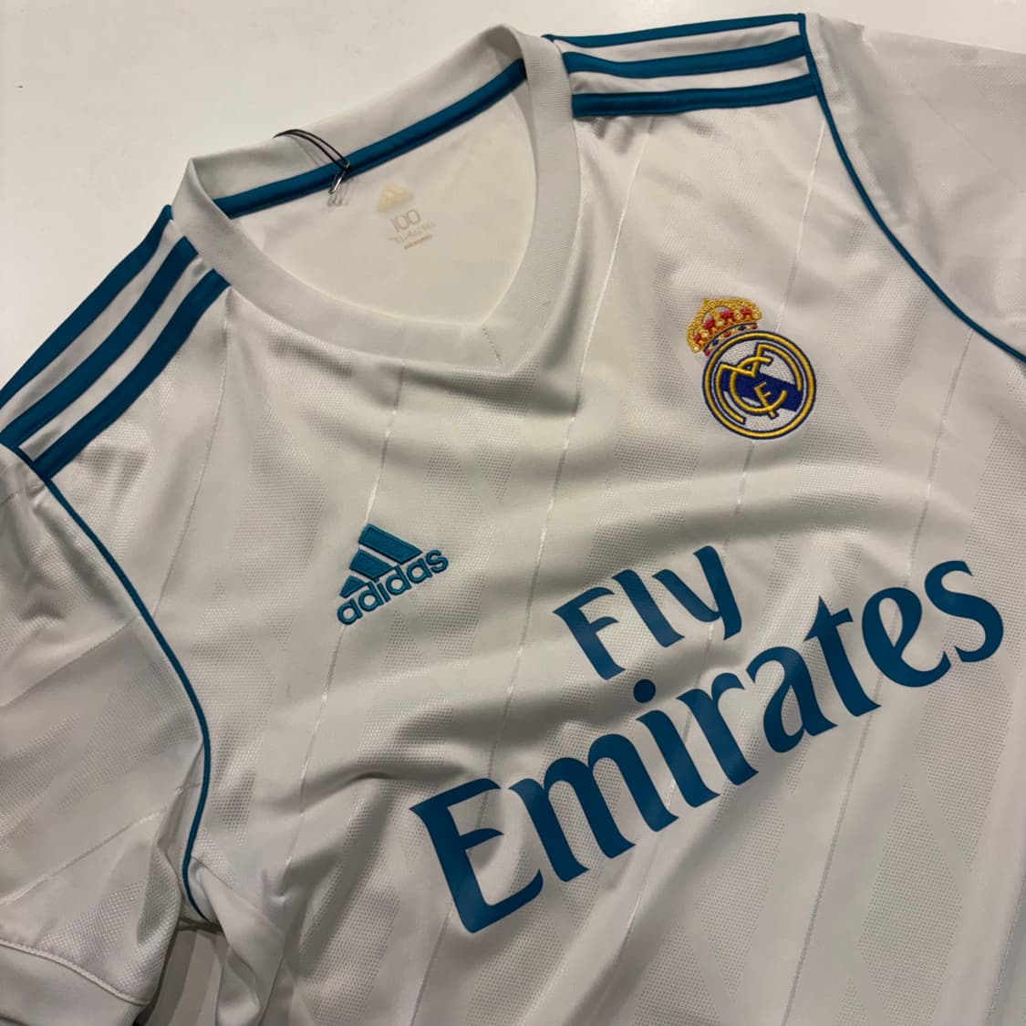 [100] 17-18 아디다스 레알마드리드 유니폼 화이트 반팔 D220 상품이미지3