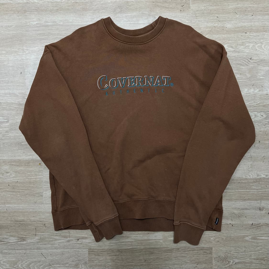 커버낫 어센틱 로고 맨투맨 [브라운] M/95 상품이미지1